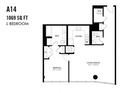 One Bedroom A14 APEX The One